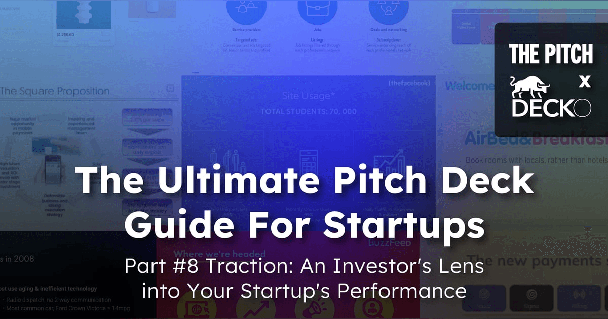 Traction: An Investor's Lens into Your Startup's Performance